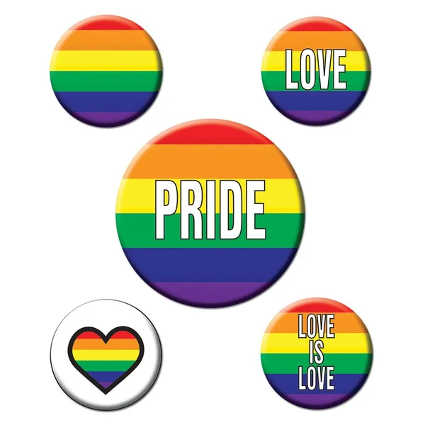 Rainbow Rainbow Party Buttons — image 3 of 4