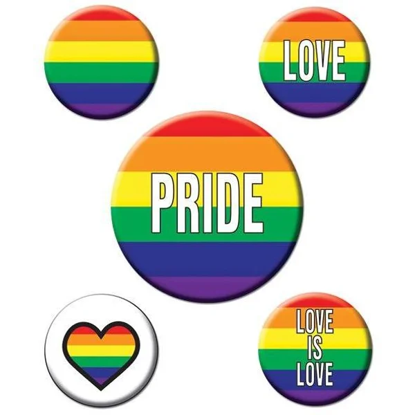 Rainbow Rainbow Party Buttons — image 4 of 4