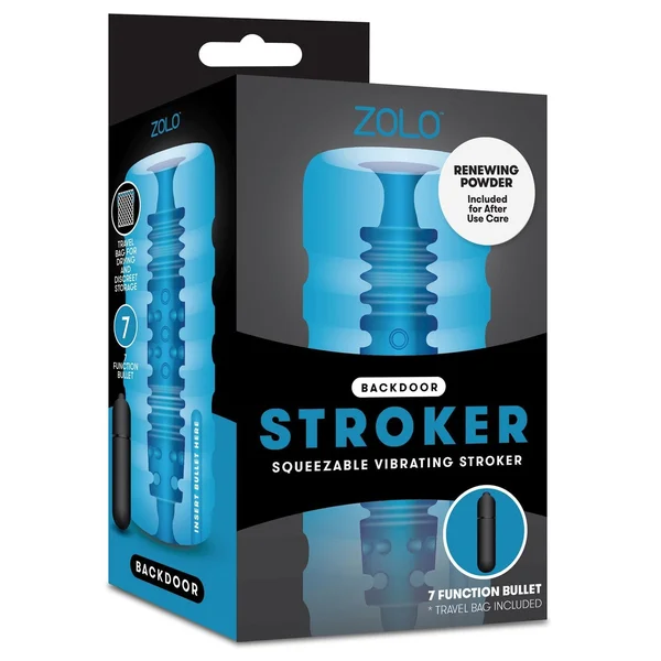 ZOLO Backdoor Squeezable Vibrating Stroker — image 10 of 11