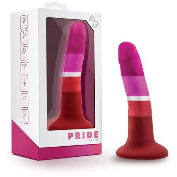 Blush Avant P3 Silicone Plug - Lesbian Pride — image 6 of 6