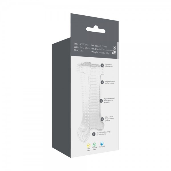 Linx Ripple Dual End Masturbator — image 4 of 4