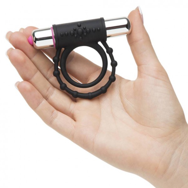 Tracey Cox Supersex Twin Silicone Vibrating Love Ring for Couples