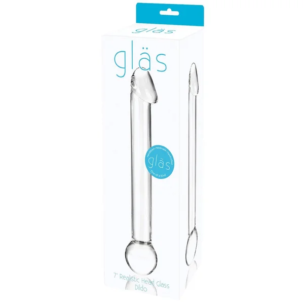 Glas 7" Realistic Head Glass Dildo — image 8 of 8
