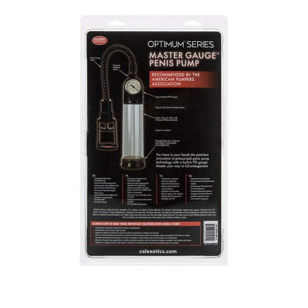 Optimum Series Master Gauge Penis Pump With EZ Pull Trigger by Cal Exotics
