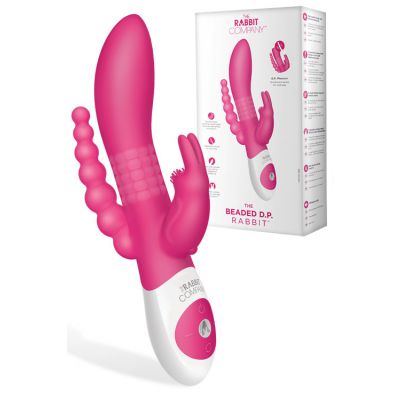 The Rabbit Company 8 Beaded G Spot Clitoral Anal USB Rechargeable Silicone Vibrator