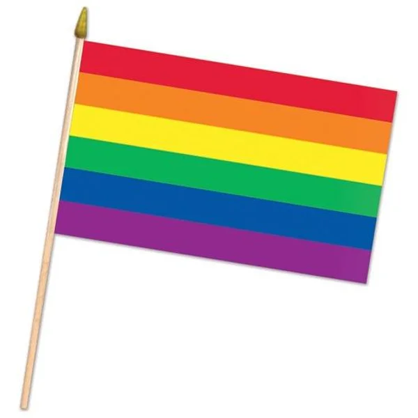 Rainbow Fabric Flag — image 4 of 4