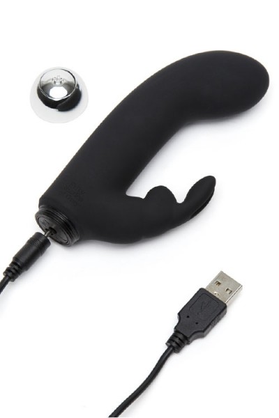 Fifty Shades Greedy Girl 5.5" Mini Rabbit Vibrator