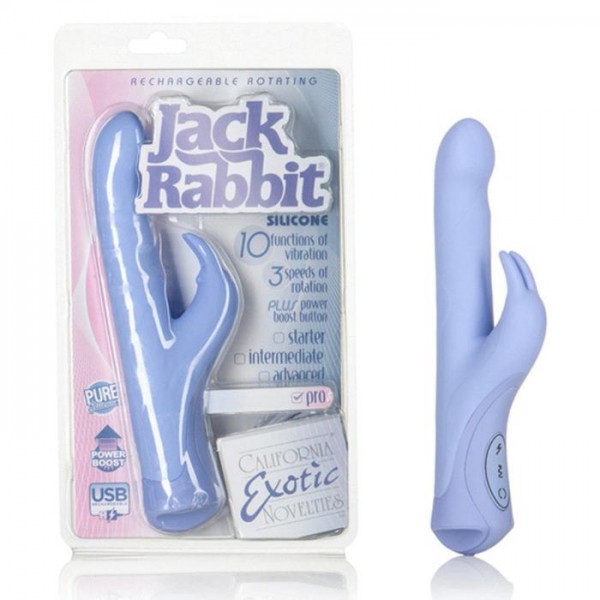 Rechargeable Rotating Silicone Jack Rabbit — image 6 of 7