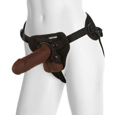 Realistic cock with supreme harness