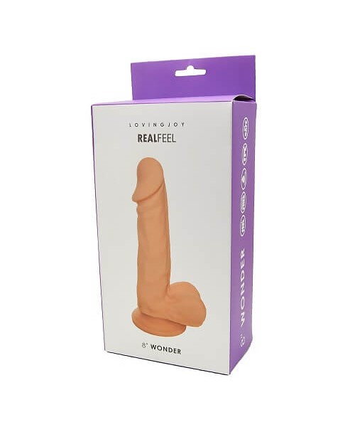 Loving Joy Real Feel 8 Inch Wonder Suction Cup Dildo — image 6 of 25