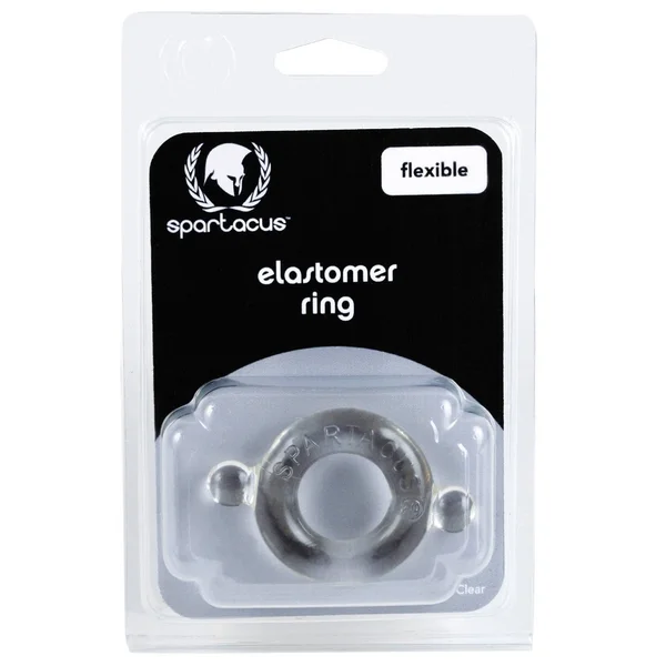 Elastomer Cock Ring  Clear — image 4 of 6