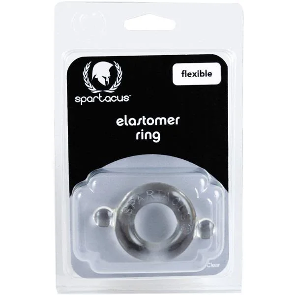 Elastomer Cock Ring  Clear — image 5 of 6