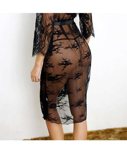 Lace robe