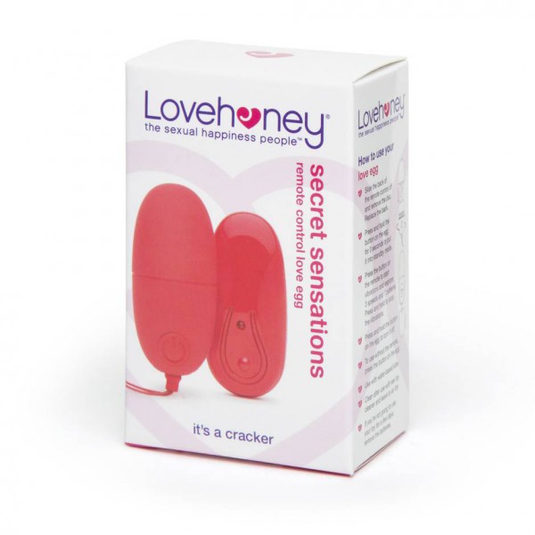 Lovehoney Secret Sensations Remote Control Love Egg