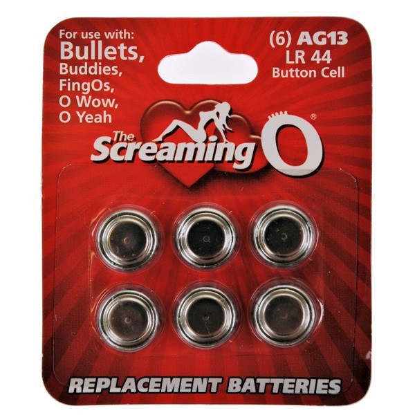 Screaming O AG13 (LR44) Cell Batteries 6 Pack