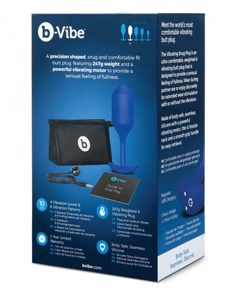 B-Vibe X-Large Vibrating Snug Plug — image 9 of 14