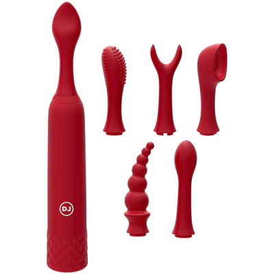 Silicone Rechargeable Clit Stimulator 7 Piece Kit