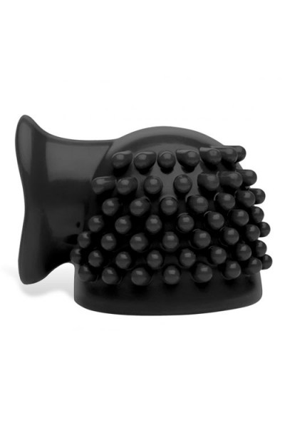 Master Series 3-In-1 Textured Silicone Wand Vibrator Attachment