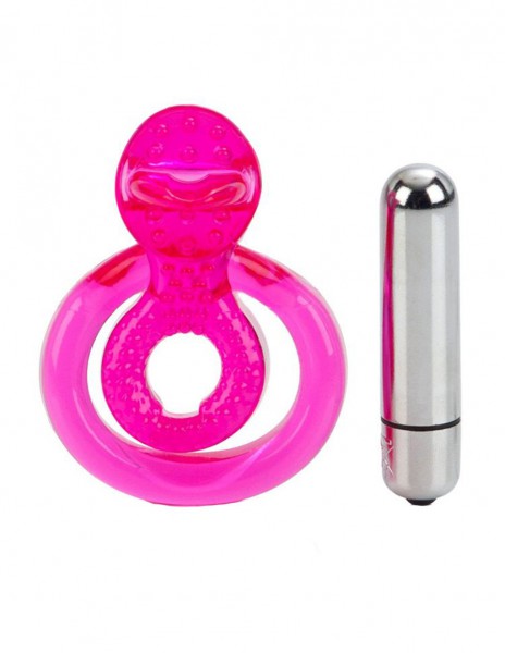 Cal Exotics Dual Clit Flicker Cockring