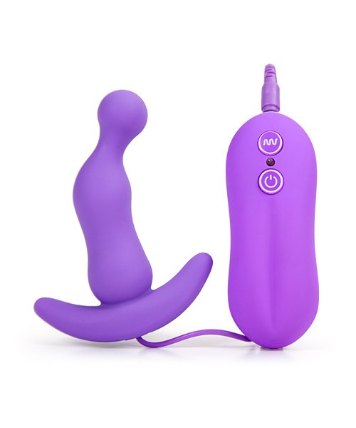 Eden curve silicone vibrating anal plug