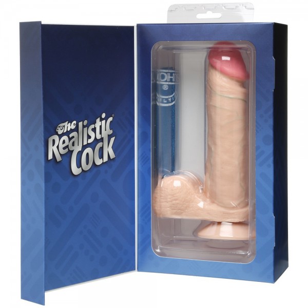 Doc Johnson 8 Inch Realistic Cock Dildo — image 2 of 4