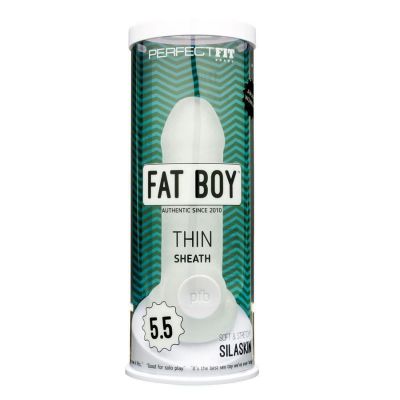 Penis Extension Sleeve Fat Boy Thin Clear 5 5 Cock Sheath