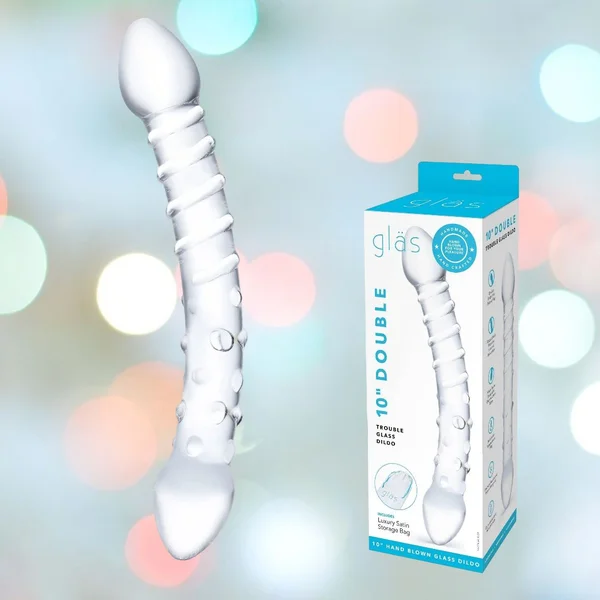 Glas Double Trouble Glass Dildo — image 25 of 25