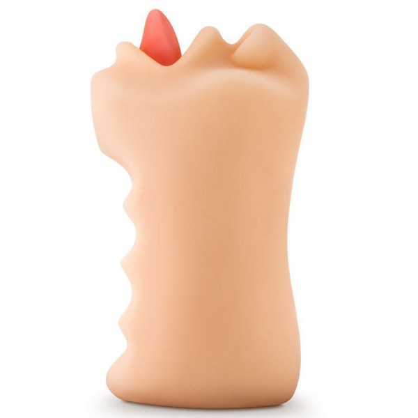 The Deep Throat Real Mouth Male Masturbator Sleeve by Healthy Vibes