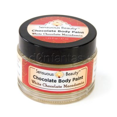 Sensuous chocolate body paint