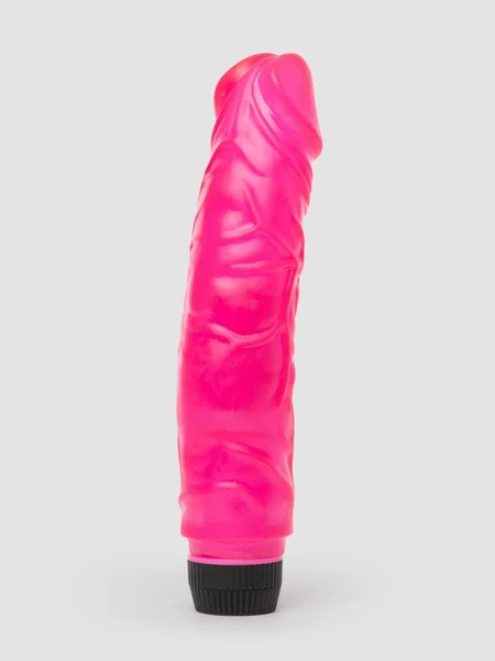 BASICS Girthy Realistic Dildo Vibrator 8 Inch — image 19 of 19