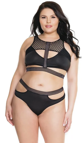 Cutout Bralette & Panty Set — image 10 of 13