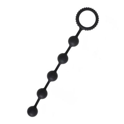 Choke ribbed silicone beads