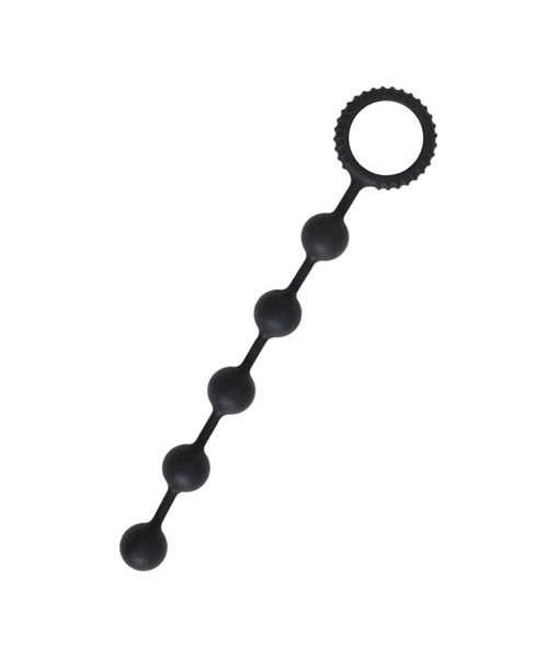 Choke ribbed silicone beads