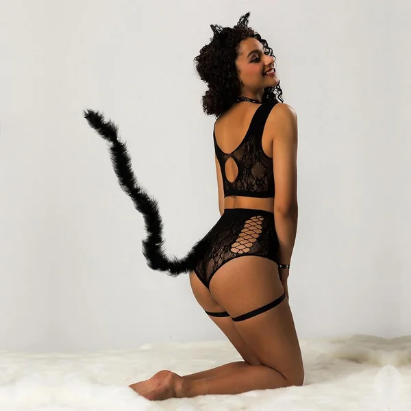 Sultry Black Cat Costume — image 10 of 10