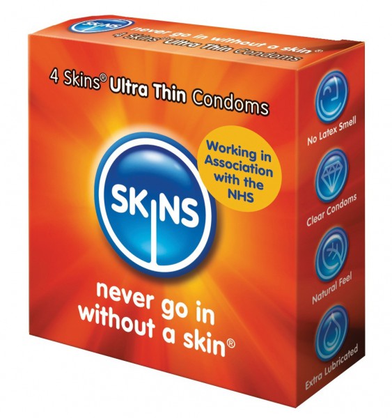Skins Ultra Thin Condoms - 4 Skins