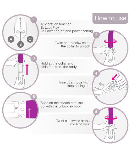 Cascade wave self-lubricating vibe — image 7 of 14
