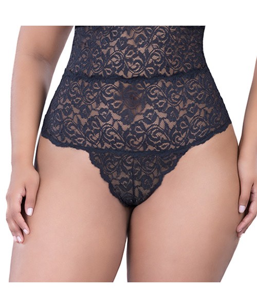 Curves lace teddy queen size