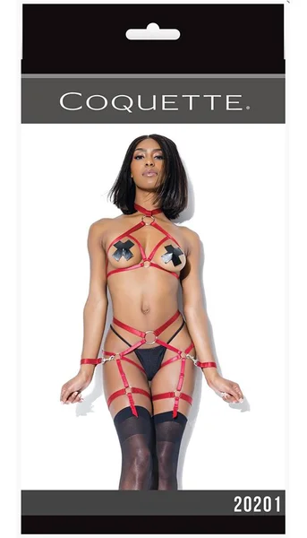 Harness Top & Crotchless Panty Set — image 10 of 10