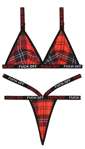 F*ck Off Bralette & Thong Set — image 13 of 14