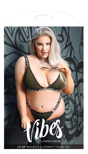BO$$ Bitch Bralette & Thong Panty Set — image 23 of 23