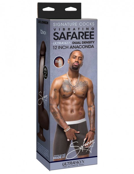 Safaree Vibrating 12 inch UltraSkyn Anaconda — image 6 of 6