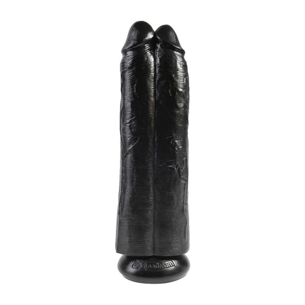 King Cock Two Cocks One Hole 11 Inch Realistic Dildo