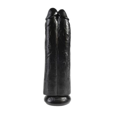 King Cock Two Cocks One Hole 11 Inch Realistic Dildo