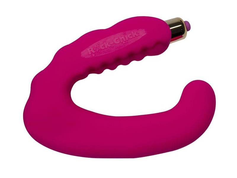 Rock Chick Silicone Personal Massager - Pink
