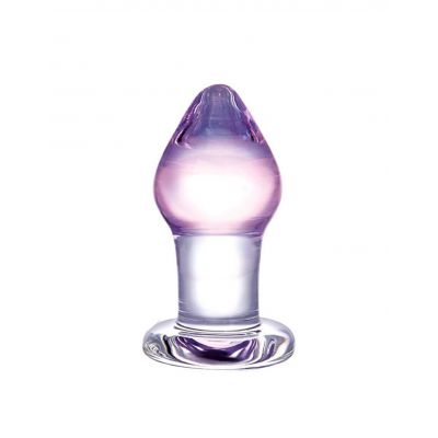 Glas Amethyst Rain Glass Butt Plug