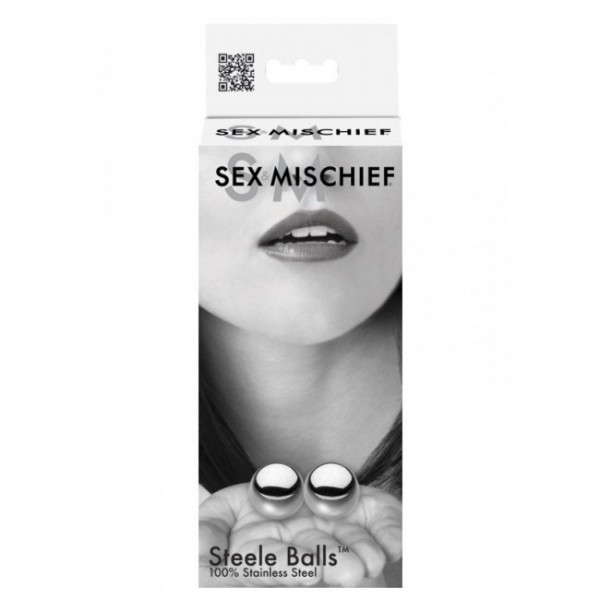 Sex and Mischief Kegal Steele Silver Duo Balls