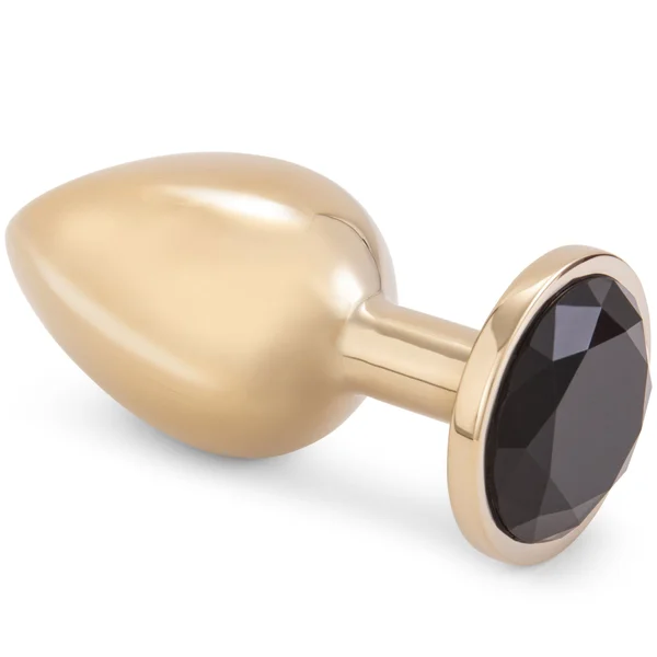 Gold Metal Butt Plug With Jewel — image 13 of 16