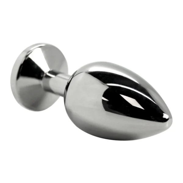 Pink Jewel Metal Weighted Anal Plug — image 14 of 18