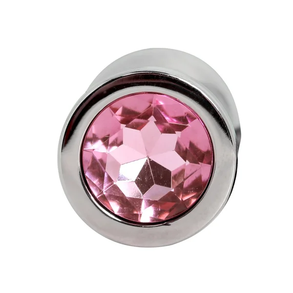 Pink Jewel Metal Weighted Anal Plug — image 15 of 18
