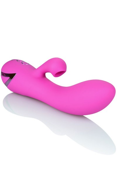 California Exotic 7.9" Silicone Rabbit Vibrator with Clitoral Suction